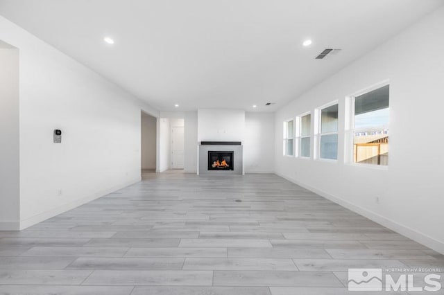 view of unfurnished living room