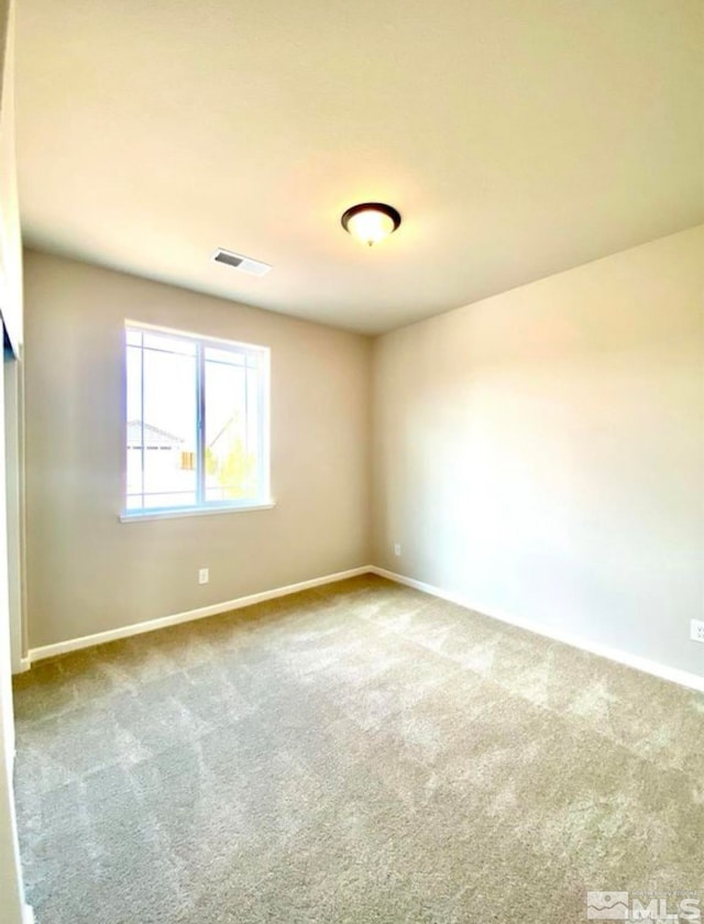 spare room featuring carpet floors