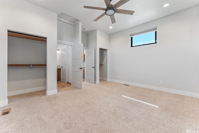 unfurnished bedroom with baseboards and carpet floors