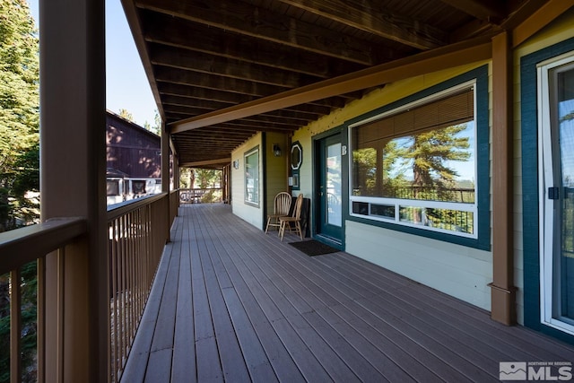 view of deck