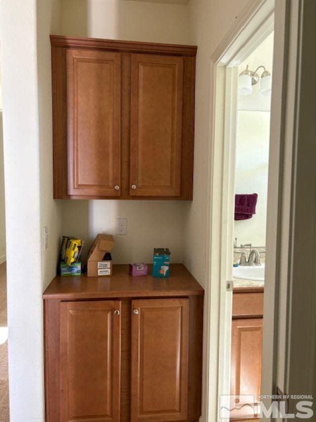 kitchen featuring sink