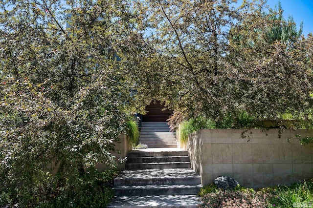 view of staircase