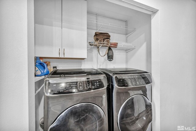 laundry room featuring washer and dryer