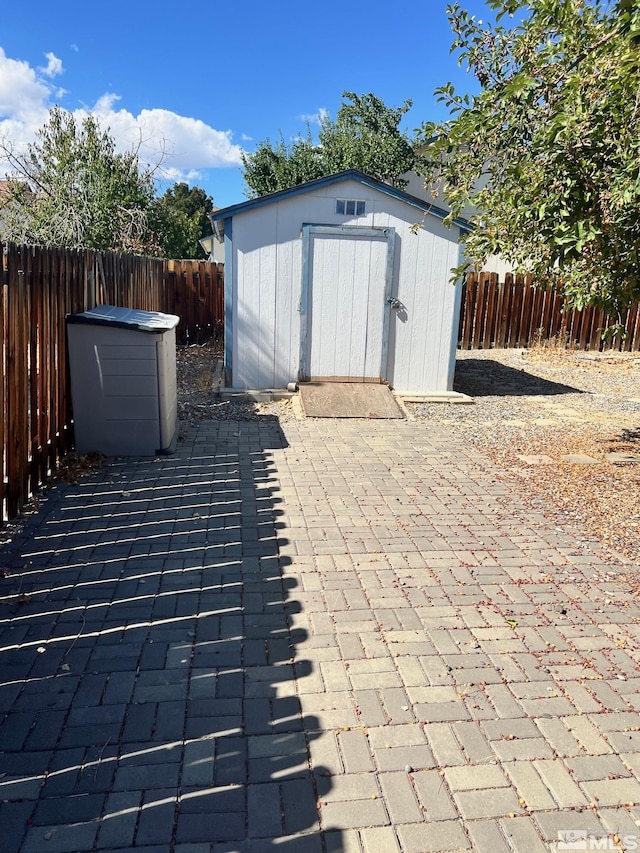 view of outbuilding