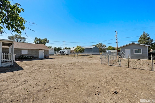 view of yard