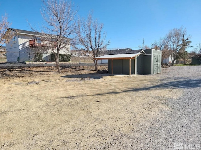 view of outbuilding