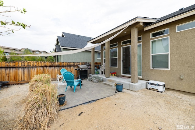 view of patio / terrace with area for grilling