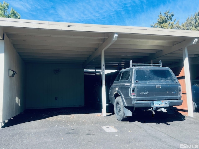 view of parking