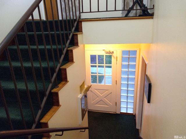 view of staircase