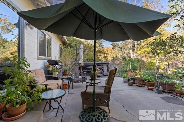 view of patio