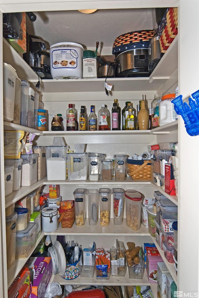 view of pantry