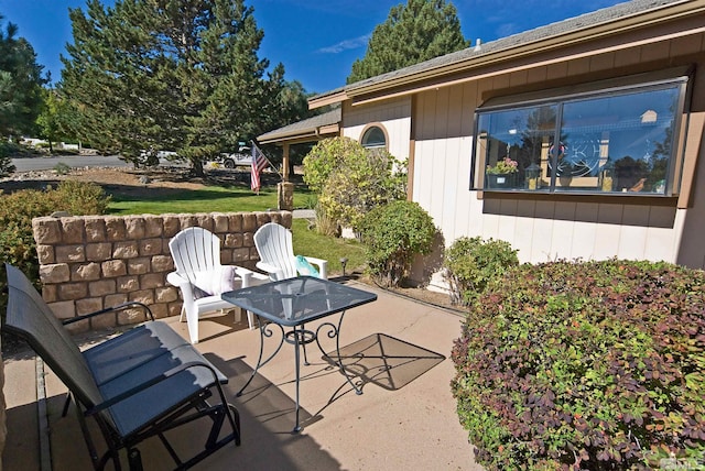 view of patio