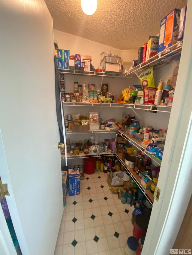 view of pantry