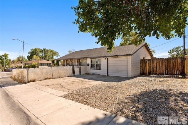 view of ranch-style home