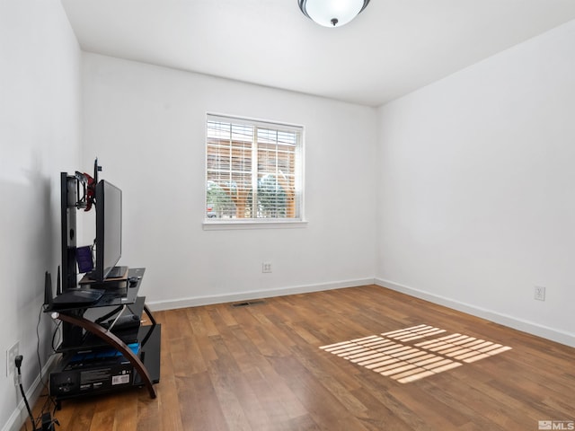 interior space featuring hardwood / wood-style flooring