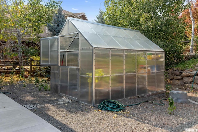 view of outbuilding