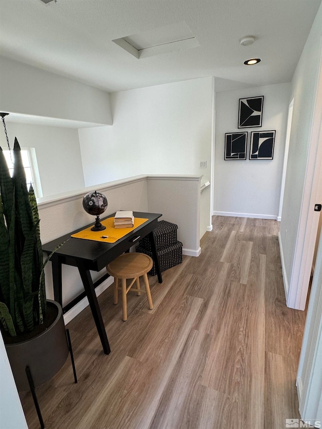 dining room featuring wood-type flooring