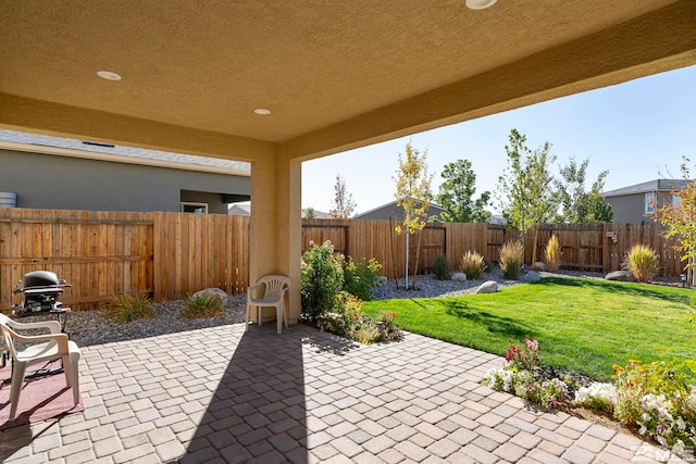 view of patio / terrace featuring area for grilling