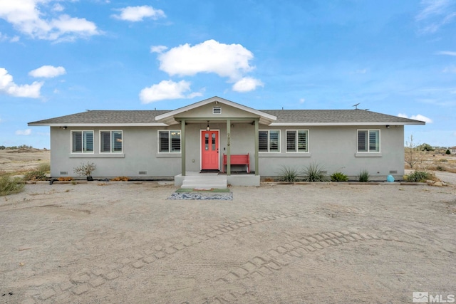 view of ranch-style house