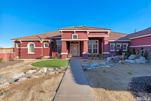 view of mediterranean / spanish-style home