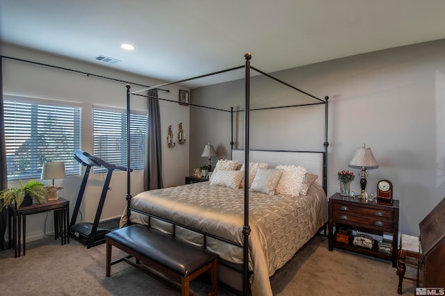 bedroom featuring carpet flooring