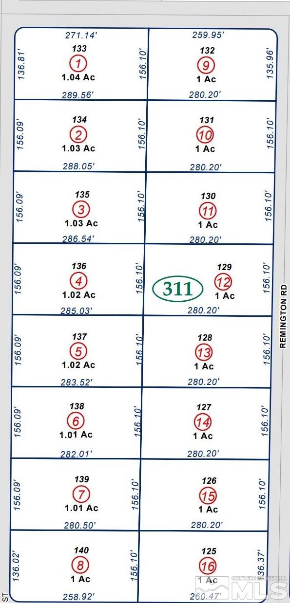 7695 Remington Rd, Silver Springs NV, 89429 land for sale