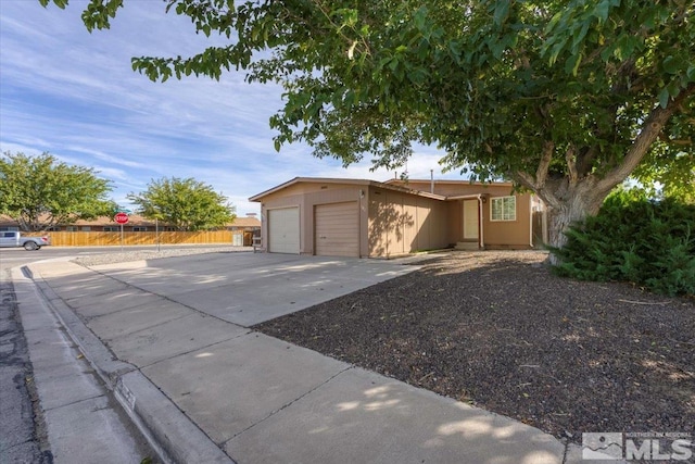 ranch-style house with a garage