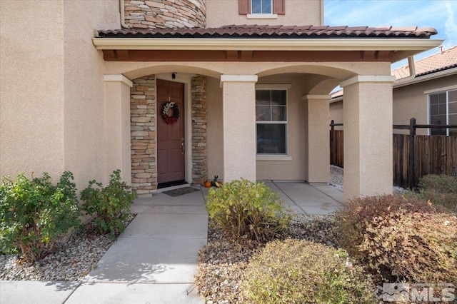 view of entrance to property