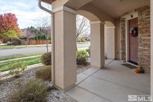 view of patio