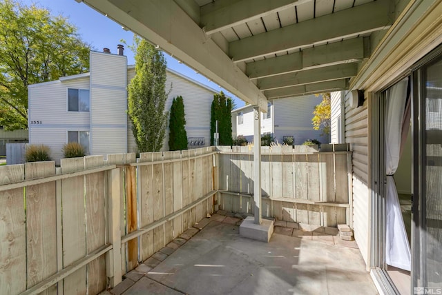 view of patio