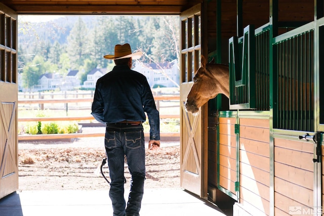 view of stable