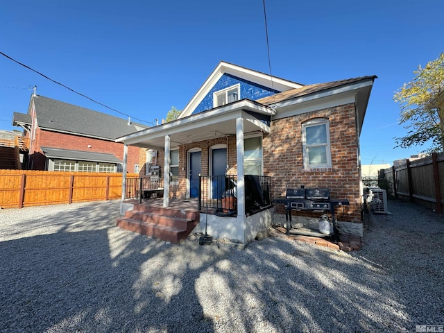 view of front of home