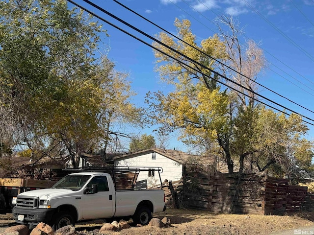 view of side of property