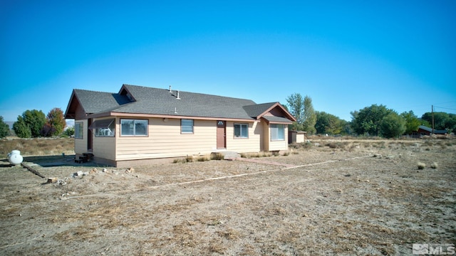 view of rear view of property