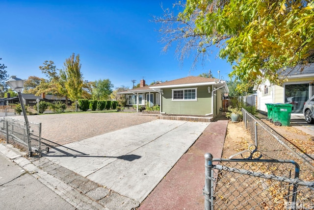 view of ranch-style home