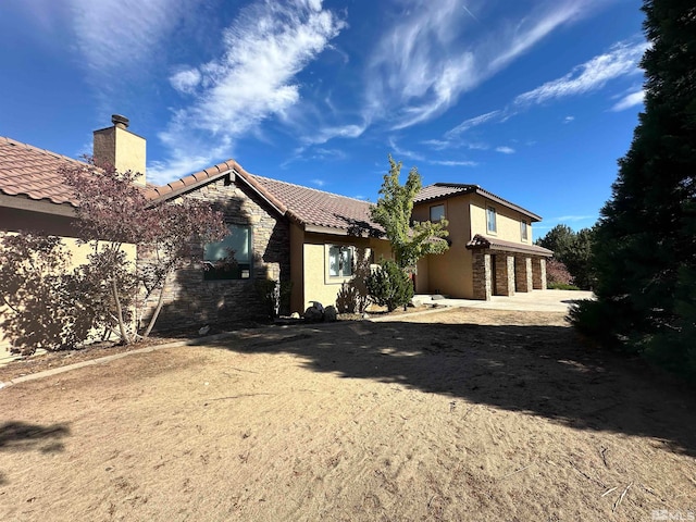 view of rear view of property