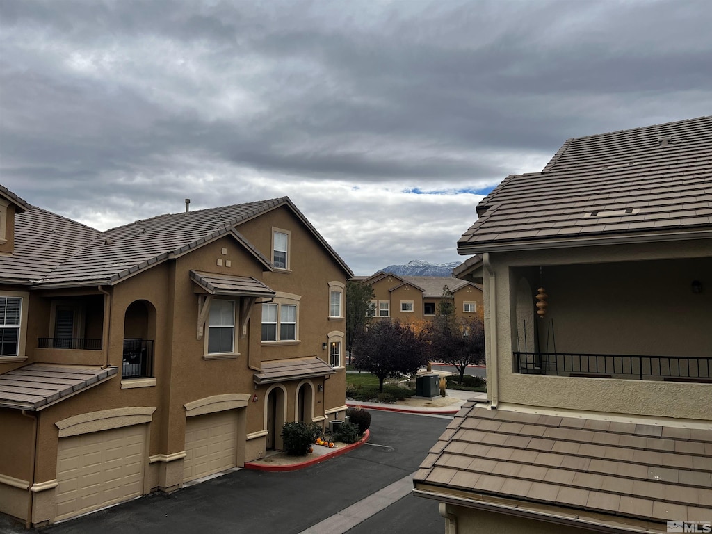 view of home's exterior with a garage