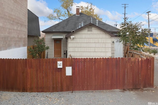 view of front of home