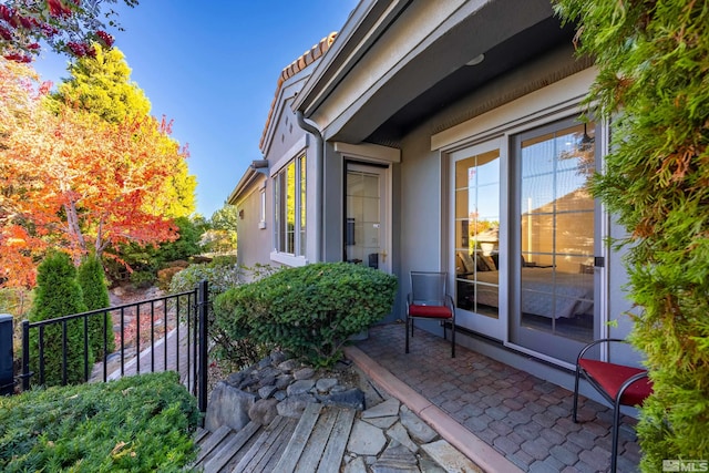 exterior space with a patio area