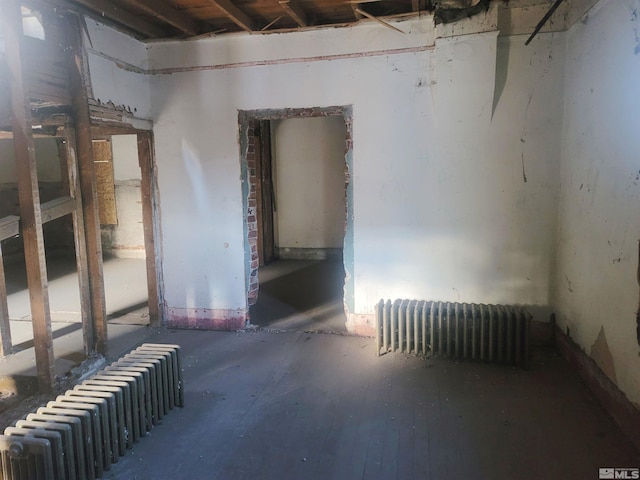 misc room with radiator