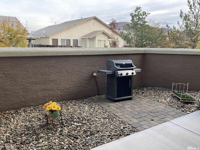 view of patio / terrace with grilling area