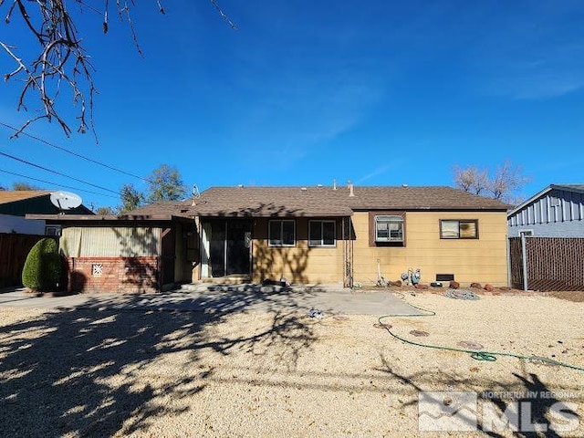 view of ranch-style home