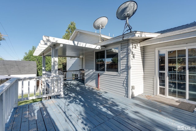 view of deck