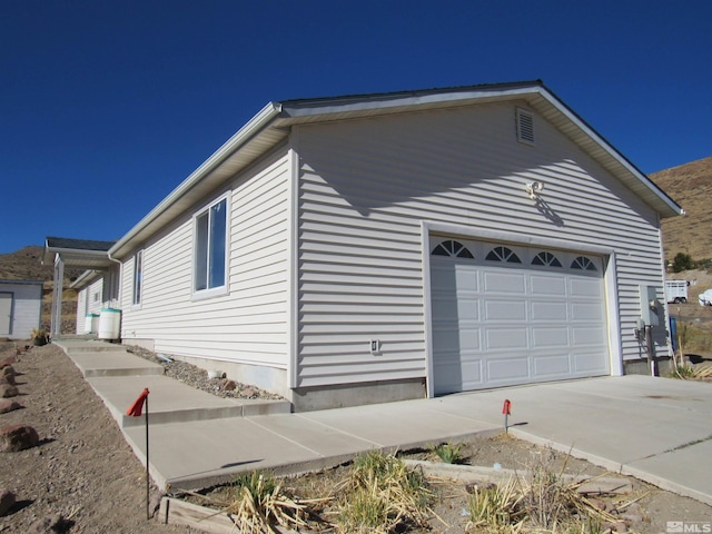 view of side of property