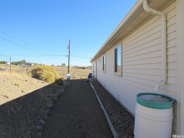 view of home's exterior