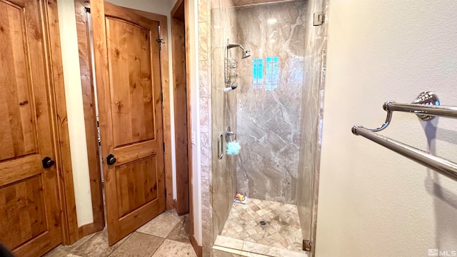 bathroom with walk in shower