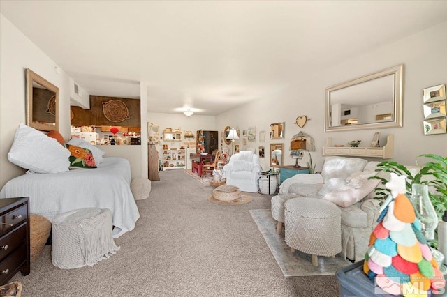 bedroom with carpet flooring