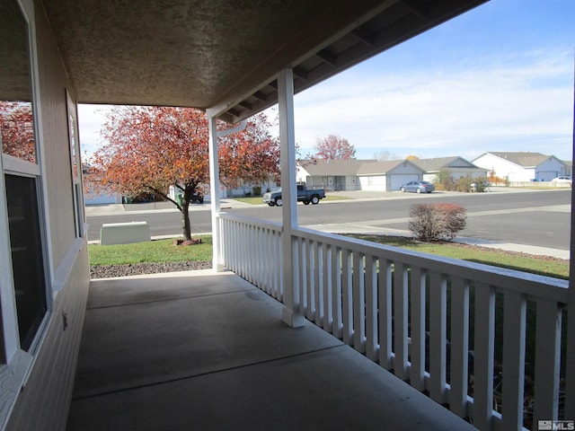 view of patio / terrace with a porch