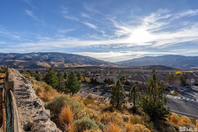 view of mountain feature