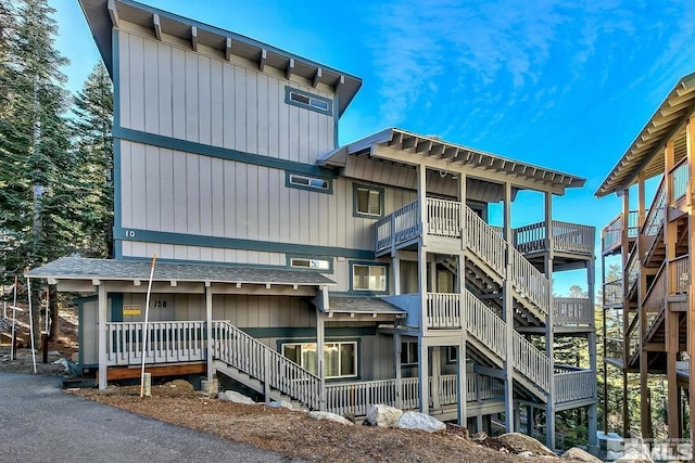 view of rear view of property